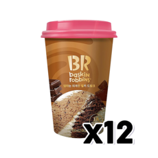 배스킨라빈스 엄마는외계인 밀키드링크 컵커피 300ml, 12개
