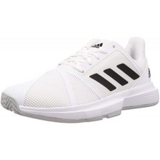 (사이즈265) [아디다스] 테니스 신발 CourtJam Bounce (FBC51) 남성 신발 화이트 / 코어 블랙 / 매트 실