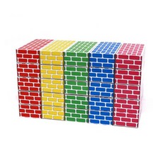 에듀플레이 종이벽돌블록 대형 (25PCS), 단품, 1개