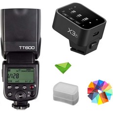 고독스 조명기 GODOX 1437 TT600 온/오프 카메라 플래시 스피드라이트 2.4G 무선 X 시스템 HSS 1/8000S GN60 104744, 1개