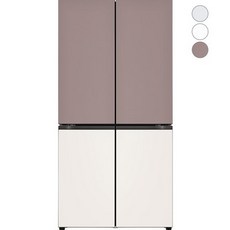 [색상선택형] LG전자 디오스 오브제컬렉션 4도어냉장고 H874AAA012 글라스 방문설치,