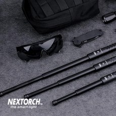 3단봉 호신용 버튼식 호신봉 넥스바톤 N20 호신무기 NexTorch 퀵 삼단봉 !Lzus