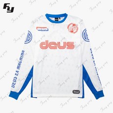 데우스 모토저지 긴팔 DEUS 모터스포츠 오토바이 크로스 mtb 셔츠 저지