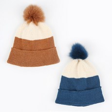 파란색방울비니