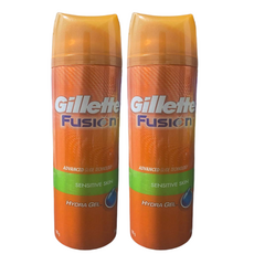 질레트 퓨젼 하이드라 센서티브 스킨 쉐이빙젤, 200ml, 2개