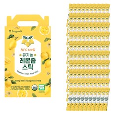 엔자임엔 NFC 100% 유기농 레몬즙 스틱, 2kg, 1개 20g, 100개