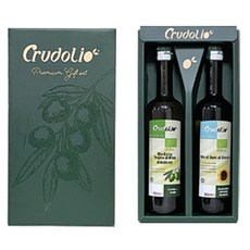 크루드올리오 프리미엄 세트 3호 ( 엑스트라버진 올리브유500ml * 해바라기씨유500ml )