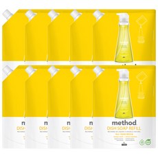 메소드 레몬민트 주방용 합성세제, 1000ml, 10개