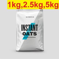 [영국발송] 영국산 마이프로틴 인스턴트 오트 언플레이버 무맛 1kg 2.5kg 5kg Myprotein 100% Instant Oats, 5kg, 1개