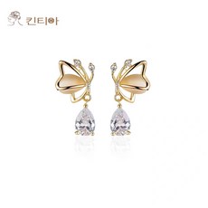 링모양24k귀걸이