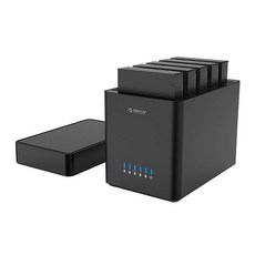 [해외] ORICO DS5U3 USB3.0 멀티 베이 3.5 인치 하드 드라이브 인클로저 마그네틱 타입 HDD SSD 도킹 스테이션, US Plug
