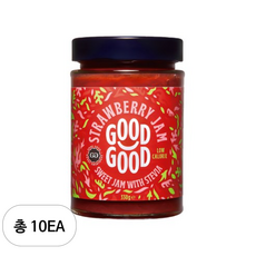 굿굿잼 저칼로리 스테비아 딸기잼, 330g, 10개