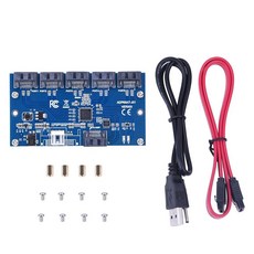 SATA 확장 카드 SATA 1 5 포트 컨버터 SATA 포트 멀티플라이어 SATA, 1개