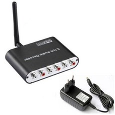 블루투스 DAC 옵티컬 동축 6 RCA 5.1CH 디코더와 블루투스 수신기 지원 볼륨, 상세내용참조