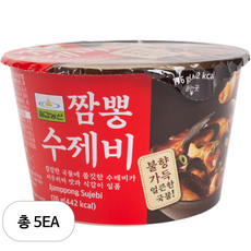 칠갑농산 짬뽕 수제비, 176g, 5개