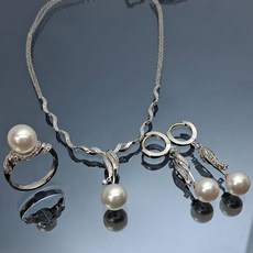 아코야진주예물세트14k8mm