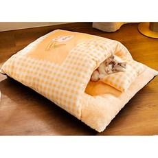 PCTN 고양이 이불베개세트 숨숨이불방석 강아지 이불배게세트 Pet Bedding Set