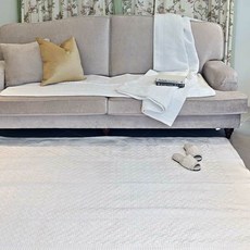  [로라애슐리] 극세사제이슨 심플 논슬립 워싱카페트 화이트 KK 