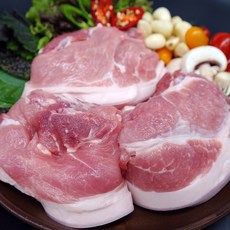 (냉장)국내산 한돈 뒷다리살 돼지고기(400gx5팩) 2kg 구이용 수육용, (냉장)뒷다리살 400g x 5팩(총2kg) 수육용