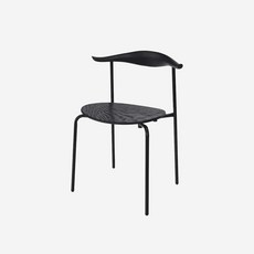 CH88 북미산 비취 원목 의자 칼한센 카우 블랙 체어