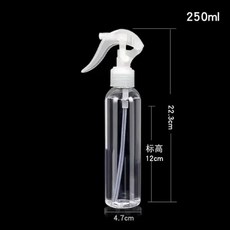 260706 휴대용 스프레이 병 물 로션 에센스 리필 가능 소형 여행 플라스틱 청소 핸드 60-300ml, Style B-250ml, 1개, 250ml