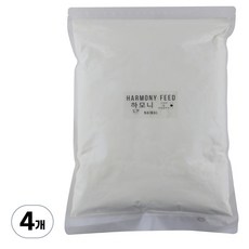 [국내정품] 하모니밀 조기이유 성장촉진 기호성우수 분말사료, 4개, 2.5kg