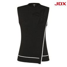 JDX (강남뉴코아) 여자 /라인 배색라운드 베스트 X1SVT7361 블랙