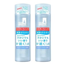 시세이도 시브리즈 데오워터 데오드란트 겨드랑이 관리 [프레쉬사봉] 씨브리즈, 160ml, 2개