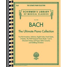 Bach - The Ultimate Piano Collection 바흐 - 얼티밋 피아노 컬렉션 Schirmer 셔머 - Divx플레이어