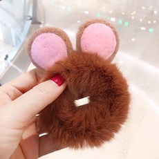 규성 스타일리쉬 애니메이션 털 일한 개성 청 개구리 귀 묶음머리 고무줄 소녀마음 악세사리