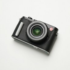 Mr.Stone Leica Dlux8 카메라 케이스 보호 케이스 카메라 바디 수트 카메라 수제 Leica D lux8 손바닥 가죽, Dark black, 1개