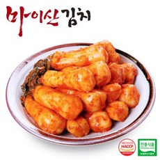 [한국농협김치] 전북 마이산김치 총각김치 1kgx3팩, 3개, 1kg