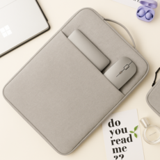 루미노라 13~14인치 15~16인치 노트북 파우치, 그레이, 1개 그레이, 1개