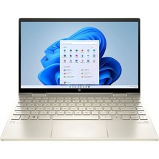 HP 엔비 투인원 13인치 터치스크린 노트북 인텔 에보 플랫폼 코어 i51135G7 8GB 메모리 256GB SSD 페일 골드 백라이트 키보드 지문 리더 썬더볼트 WiFi 6, 1개