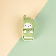 로이체 산리오 캐릭터즈 피규어 키캡 키링, 포차코, SAN-FKC-D-PC, 제조사축