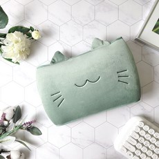 어반 충전식 온수 찜질팩 귀여운 캐릭터 찜질기 고양이 UEP-WP05 그린