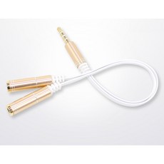 NX-STY015G 4극 3.5mm 스테레오 Y케이블 NX465