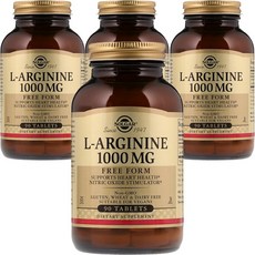 솔가 L-아르기닌 1000mg 타블렛 글루텐 프리 비건 무설탕