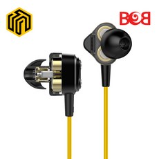 밥쇽 8D 2BA 모니터링 음감용 하이브리드 이어폰, TONE BOB X SHOCK 8D, 혼합색상
