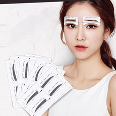 눈썹 모양 틀 가이드 그리기 4종(HM0192) 눈썹다듬기 눈썹모양 눈썹그리기 눈썹가이드 눈썹문신 남자눈썹그리기 눈썹그리는법 일자눈썹그리기 눈썹, 1호