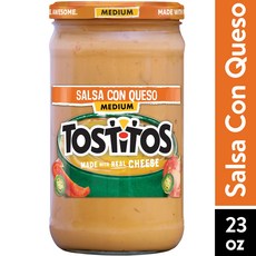 Tostitos Medium Salsa Con Queso 토스티토스 미디엄 살사 콘 퀘소 소스 652g, 1개