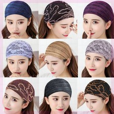 화이트 발 같은스타일 얇은 두건 머리띠 헤어액세서리 스위트 아웃밴드 넥 워머 가리기 일체 양리다