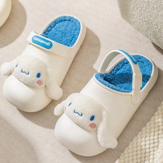 털슬리퍼 산리오 입체 거실화 실내화 캐릭터 겨울슬리퍼 발따숩
