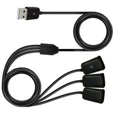 데이터 동기화 Y 분배기 충전 케이블 익스텐션 코드 6 in 1 USB 2.0 A 수-3 암 1-6 3 포트 0.3m 0.5m 1m