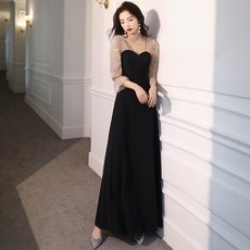 검정연주드레스