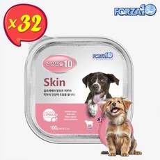 포르자10 건강캡슐 강아지캔 스킨 피부(100g) x 32개