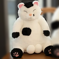 주올로지 호두냥이가족 쿠션인형 동물애착인형