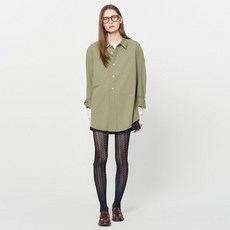 제너럴아이디어 UNI 뉴클래식 포플린 셔츠 OLIVE SBD3U03002-여성