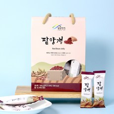 밀양한천 간편 간식 미니 팥양갱 400g, 1박스