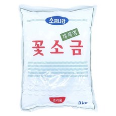 푸드라인_ 소금나라 꽃소금, 1개, 3kg